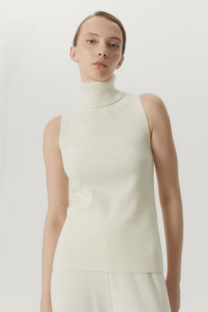 Natural White | The Ultrasoft Wool A-line top