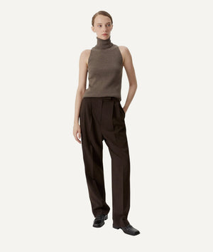 The Ultrasoft Wool A-line top - Natural White / XS