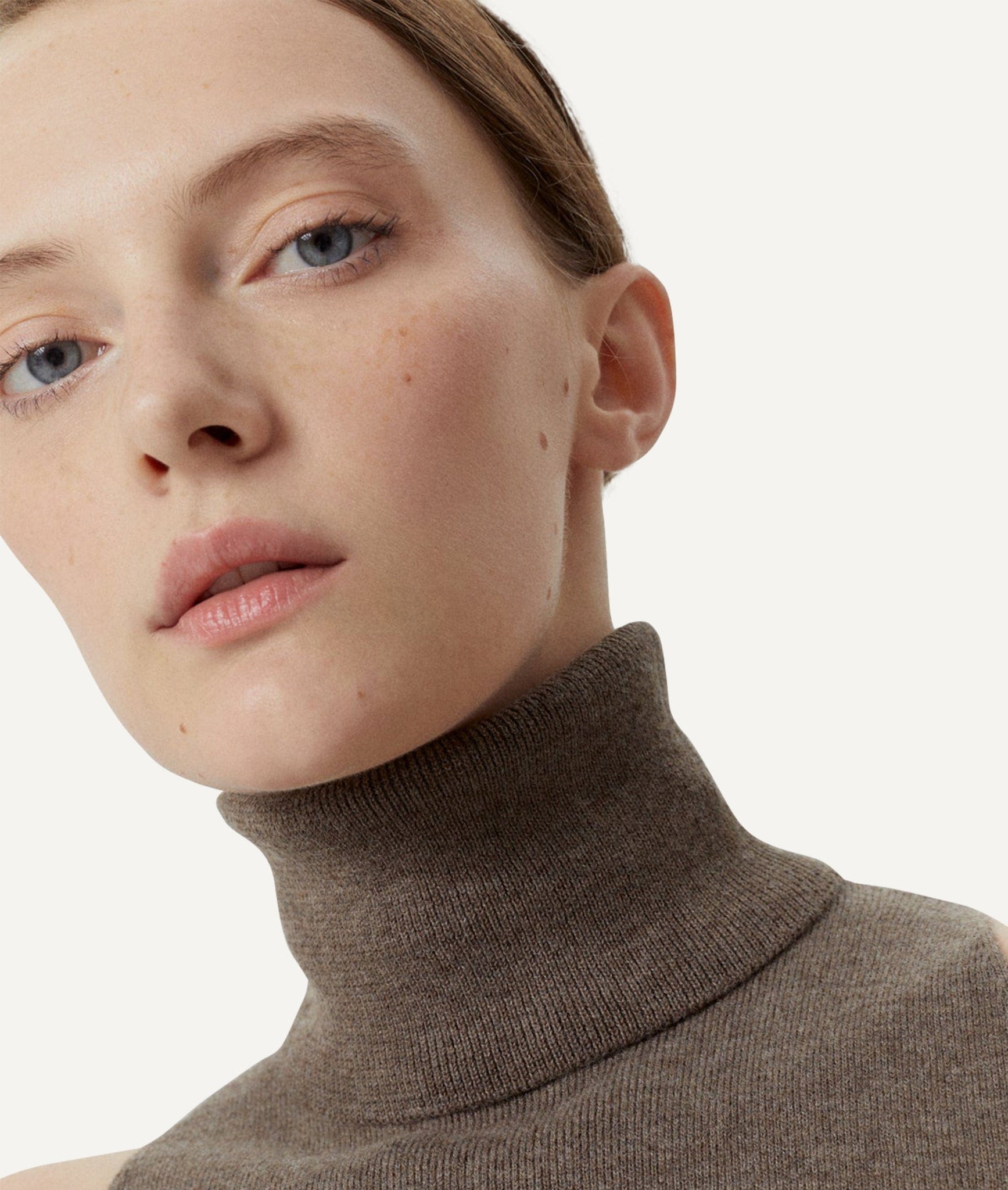 The Ultrasoft Wool A-line top - Natural White / XS