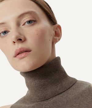 The Ultrasoft Wool A-line top - Natural White / XS