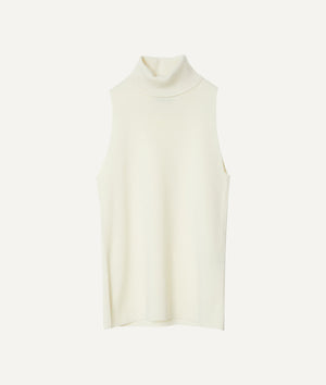 The Ultrasoft Wool A-line top - Natural White / XS