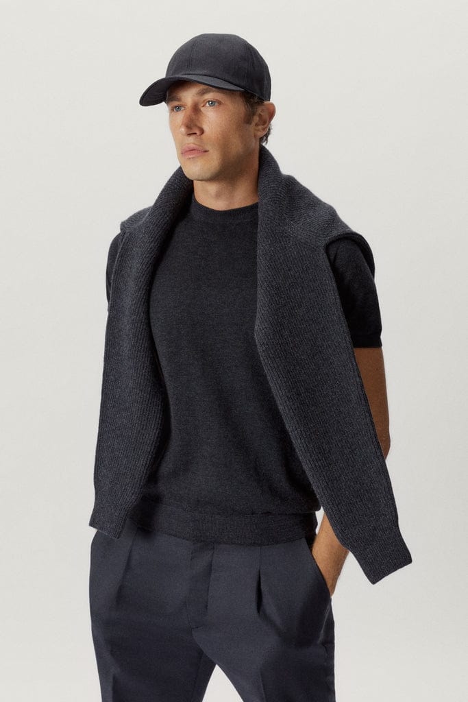 Anthracite Melange | The Ultrasoft Wool T-Shirt