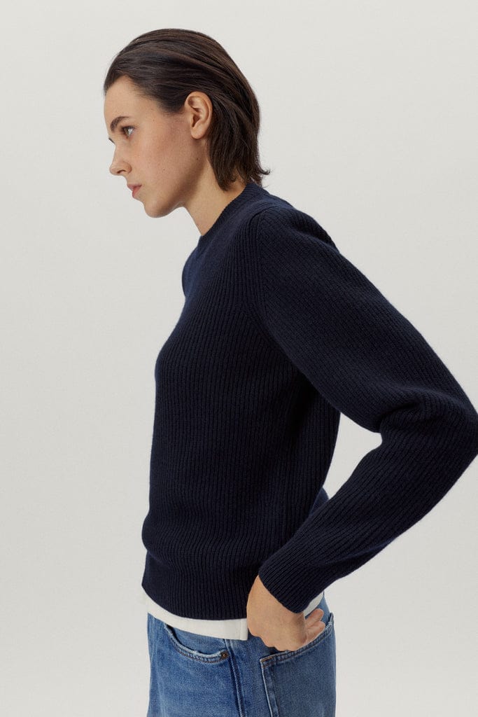 Blue Navy | The Woolen Perkins Sweater