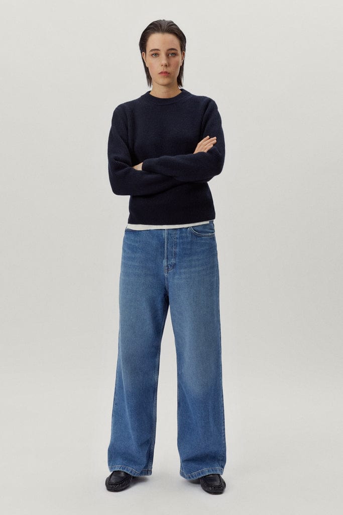 Blue Navy | The Woolen Perkins Sweater