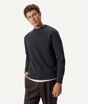 The Woolen Ribbed Raglan Sweater
