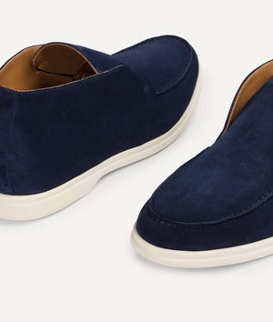 Ankle Boot Slipper in Suede
