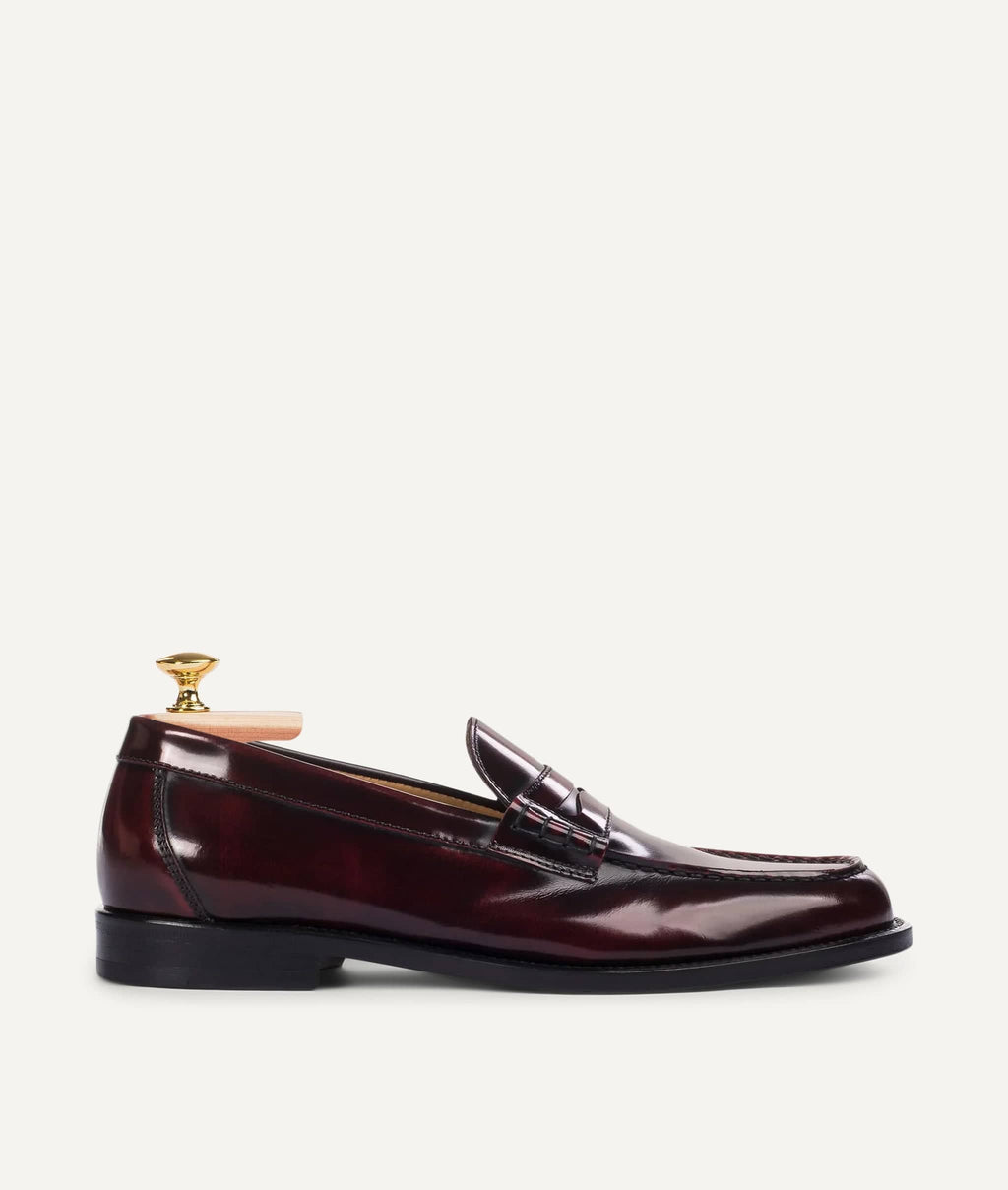 靴 GENTIQUE PENNY LOAFER BORDEAUX GENTIQUE PENNY LOAFER BORDEAUX