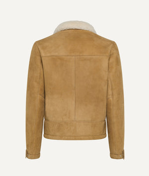 Shearling Leather Jacket in Lambskin