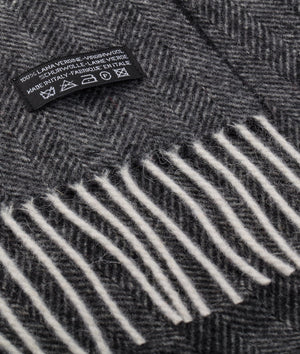 Herringbone Scarf in Wool