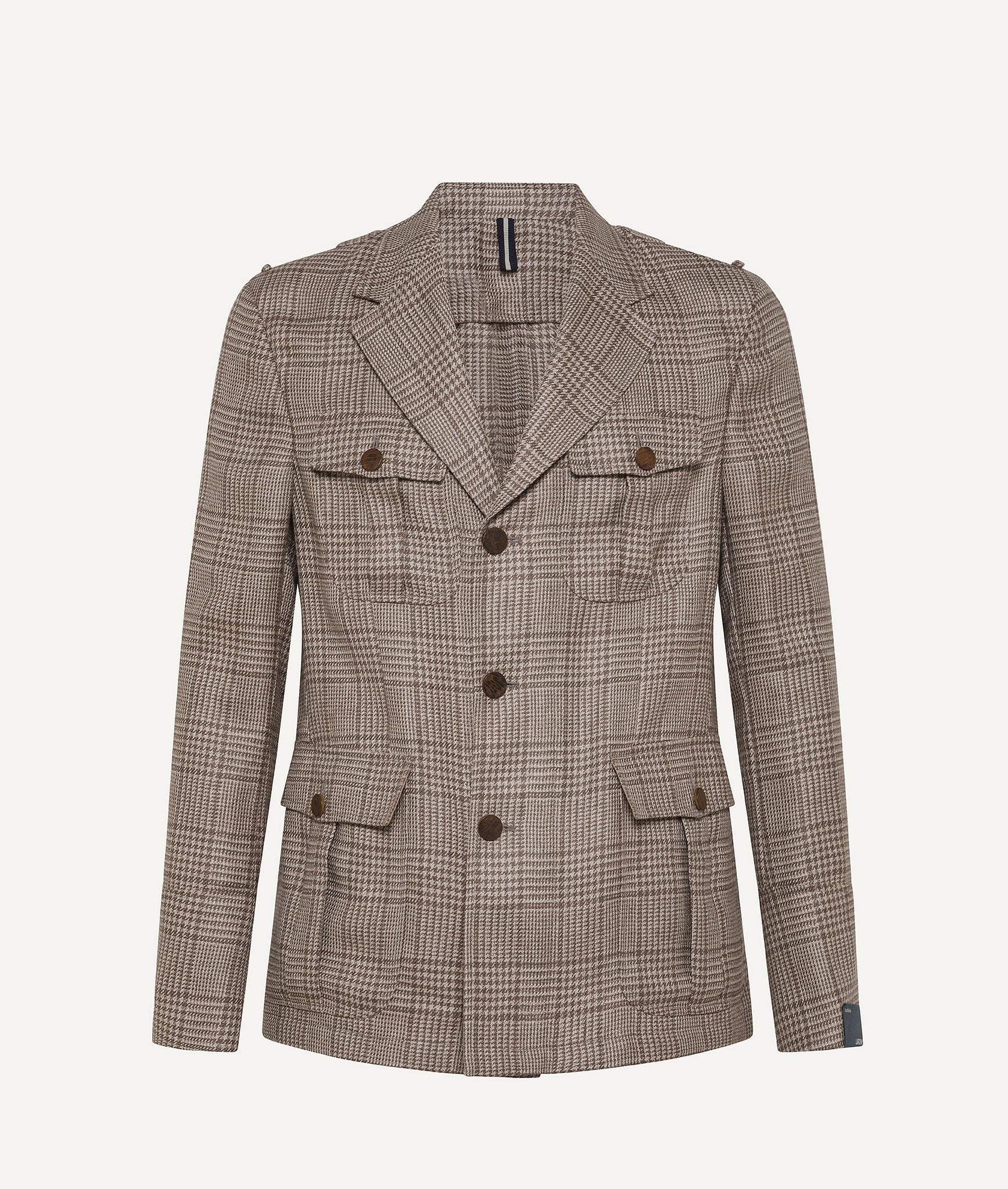 Lardini - Jacket in Wool & Linen