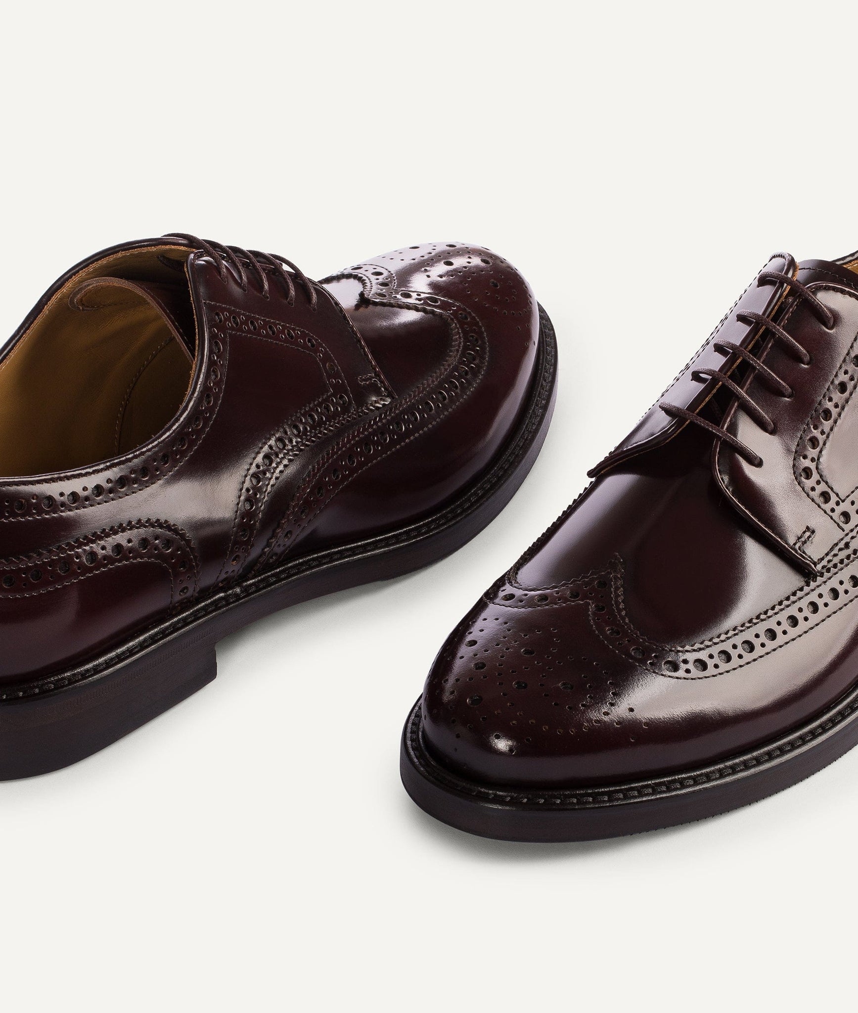 Derby Full Brogue in Calf Leather