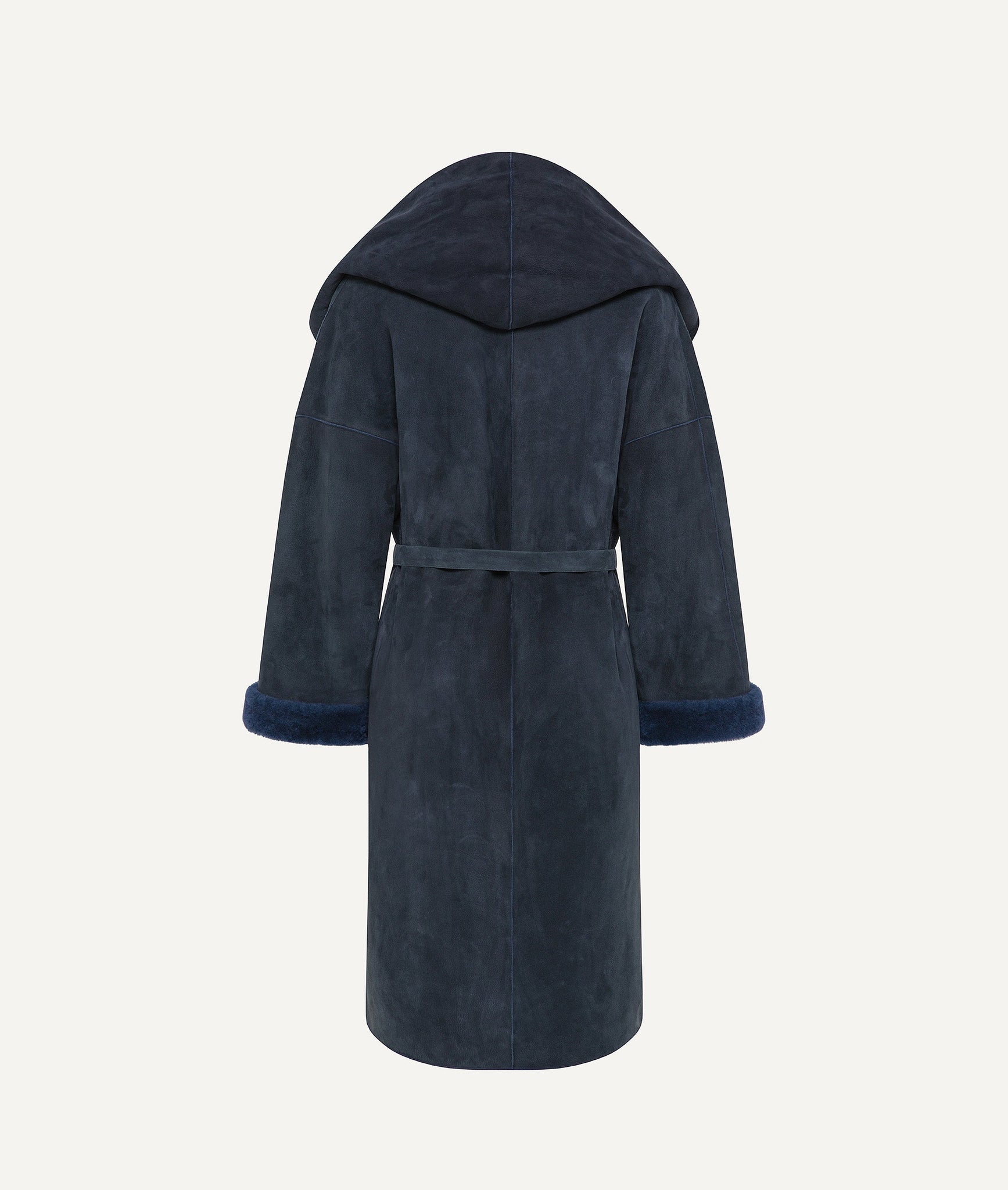 Kiton - Coat with Shearling in Suede