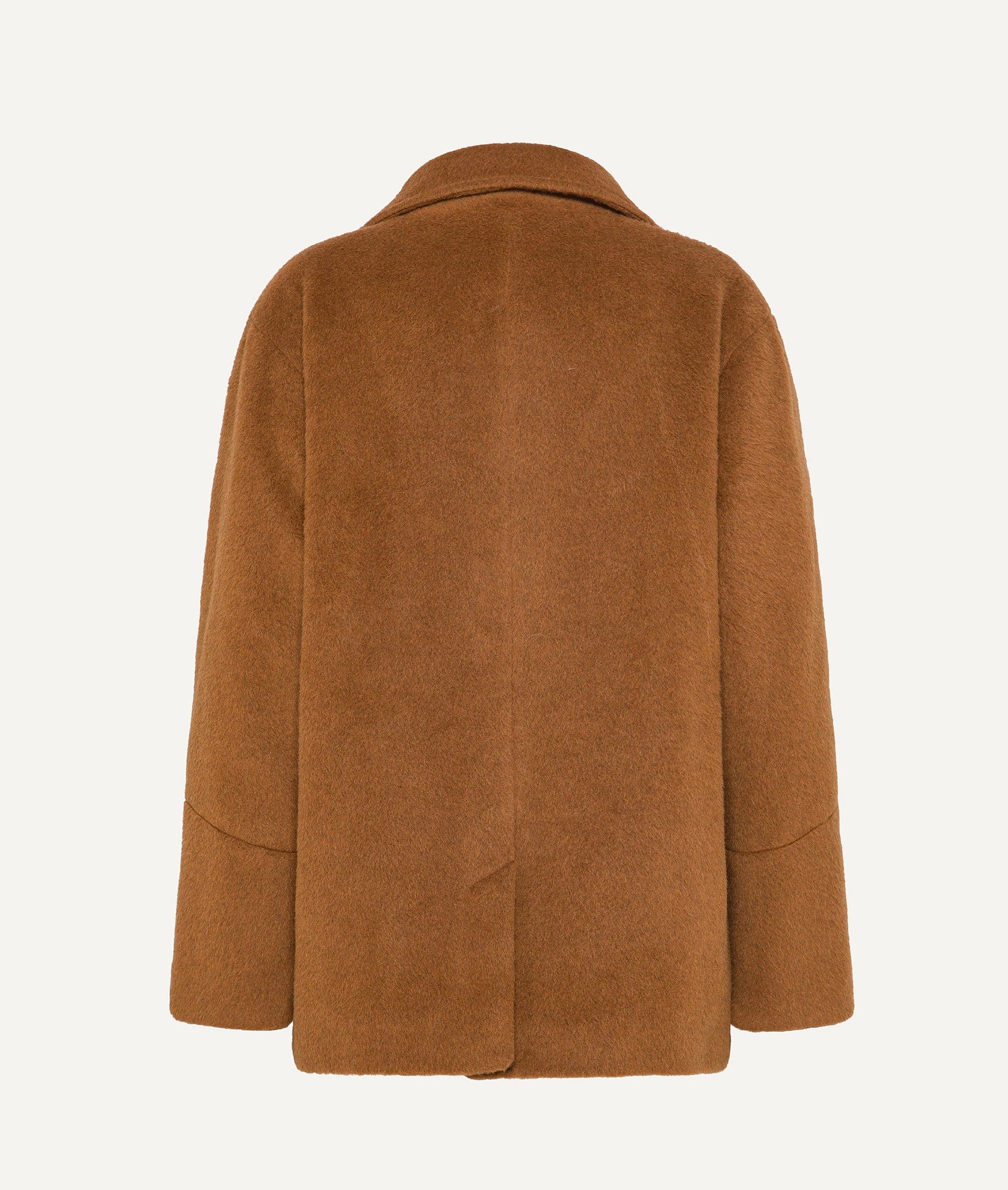Eleventy - Double Breasted Coat in Alpaca & Wool