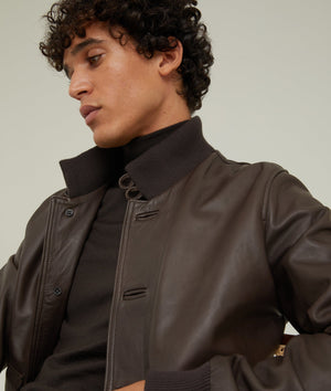 A1 Bomber Jacket in Lambskin