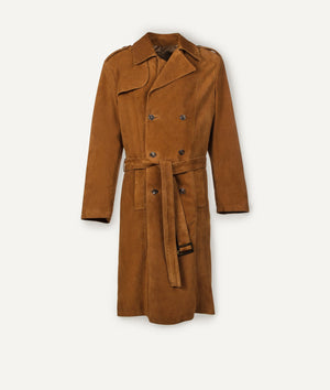 Classic Trench Coat in Suede