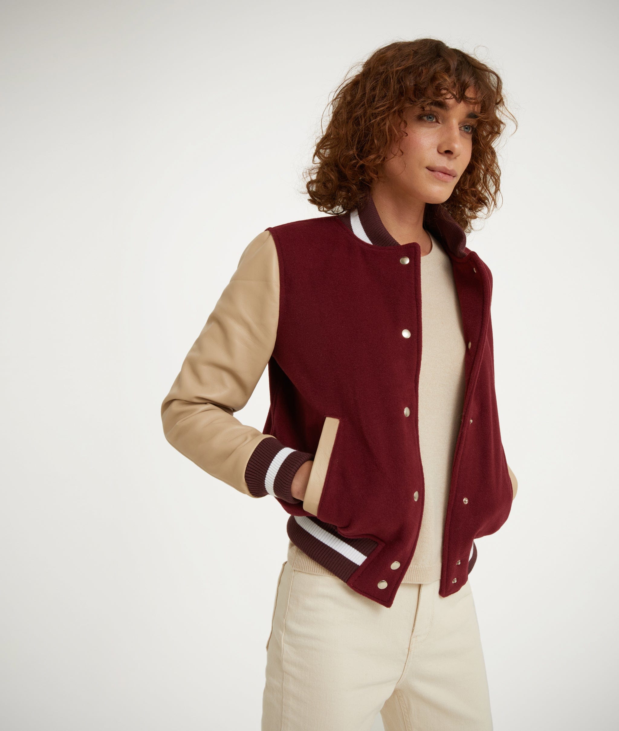 Varsity Jacket in Wool – ETIQL