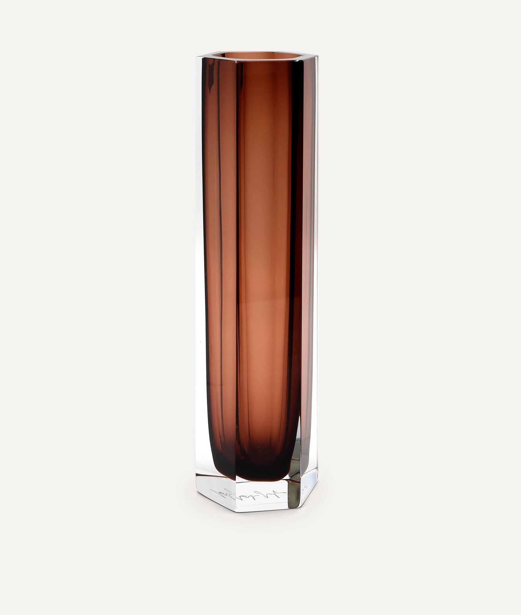 Esagonal Vase in Murano Glass