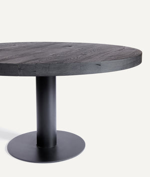 Solid Wood Table in Hollowed Oak