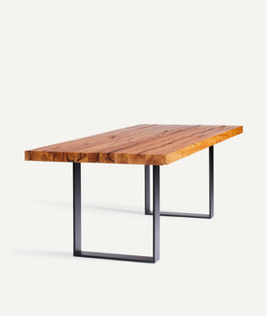 Solid Wood Table in Historical Timber