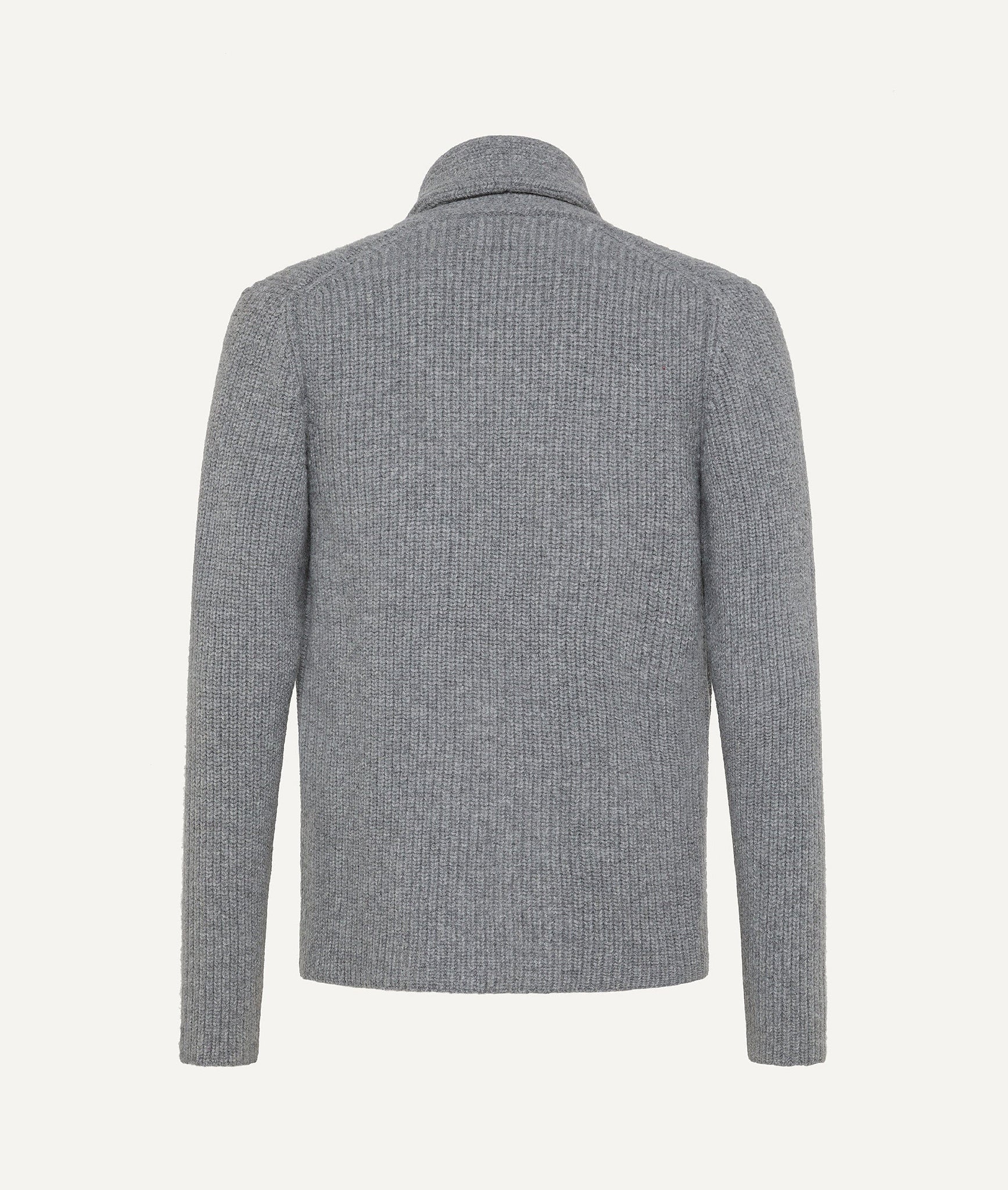 Svevo - Ribbed Double Breasted Sweater in Wool