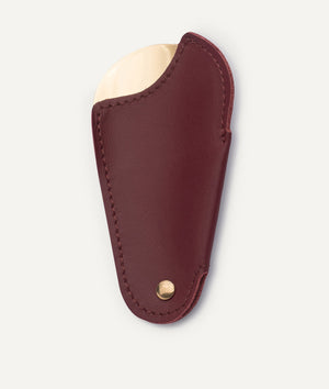 Travel Shoe Horn in leather