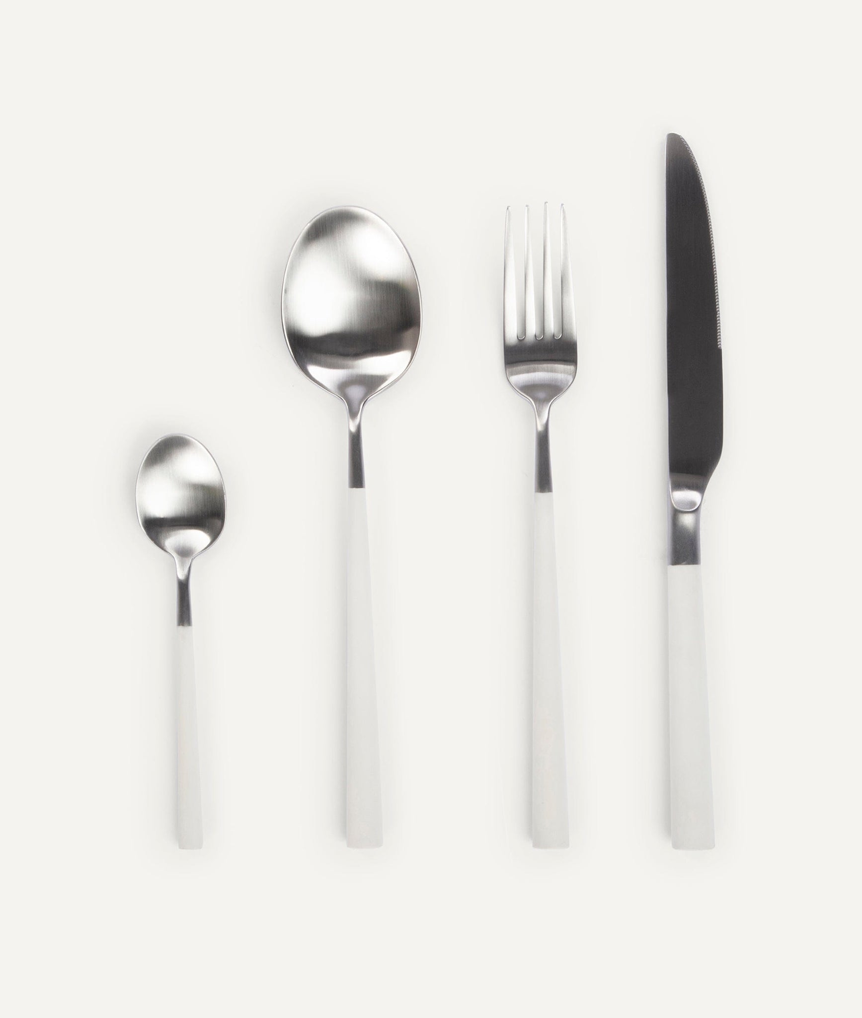 Cutlery Set in Steel - 4 pieces