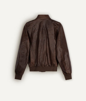 Vintage Bomber Jacket in Lambskin