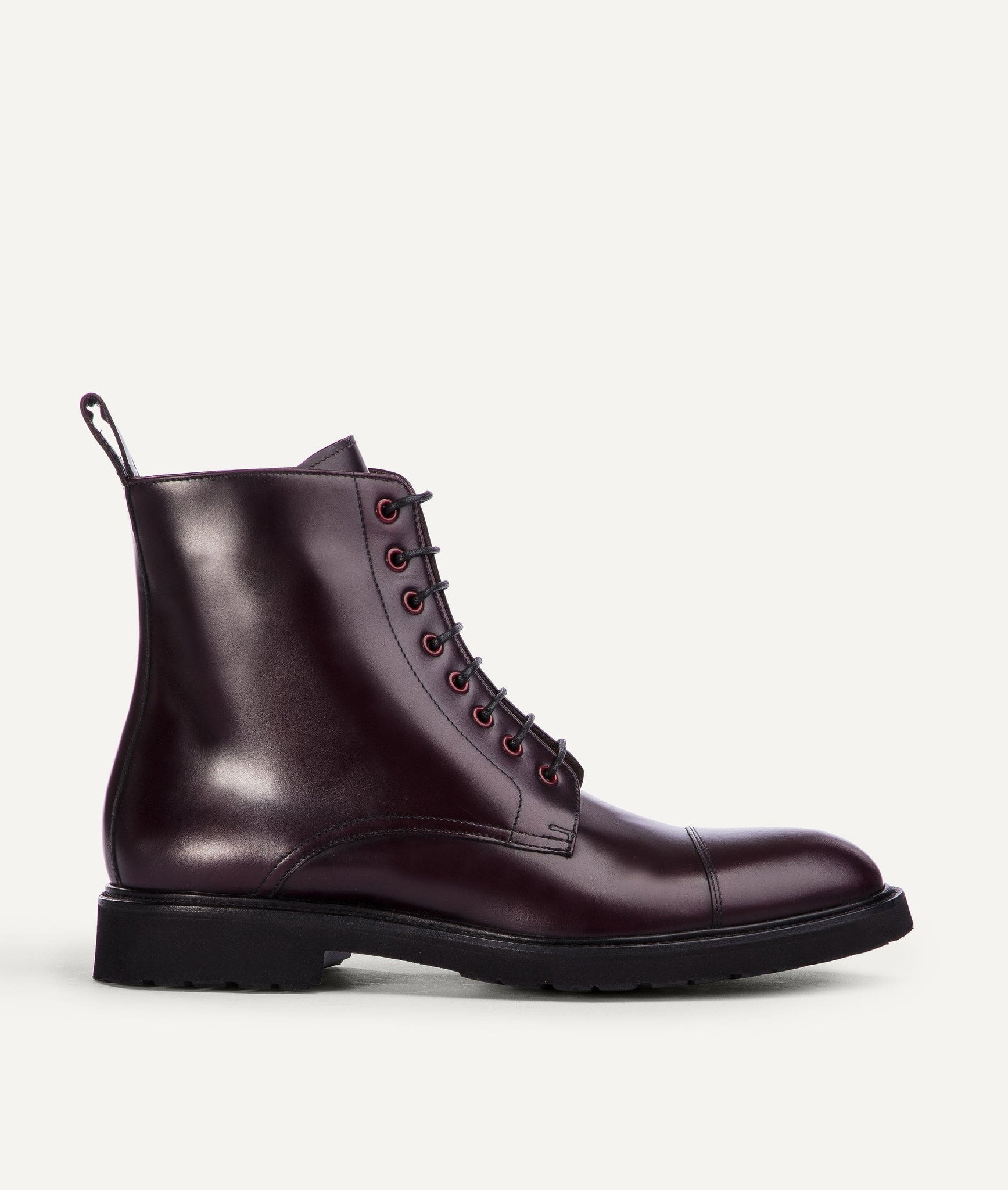 Lace-Up Boot in Calf Leather