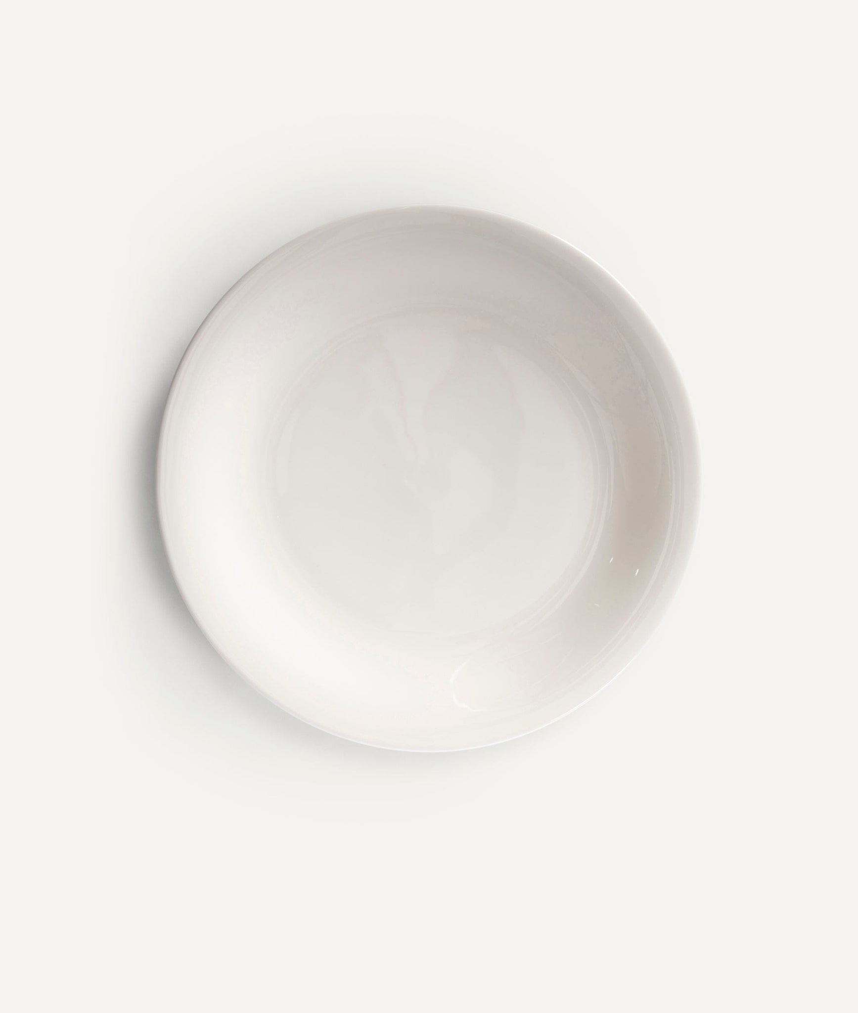 Plate Set "Drop" in Finebone China - 24 Pieces