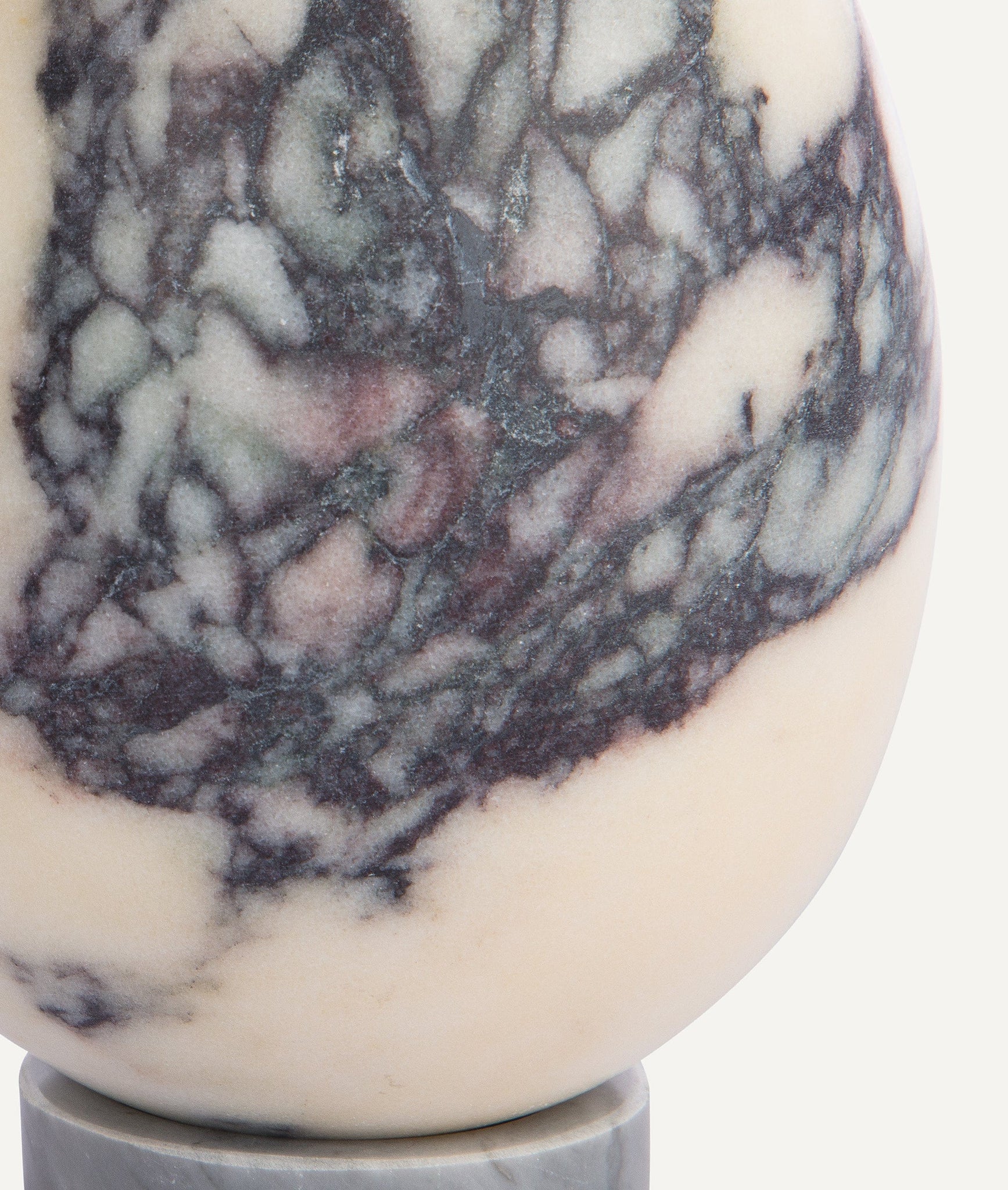 Decorative Egg in Paonazzo Marble
