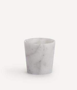 Grappa Glass in Carrara Marble - Set of 2