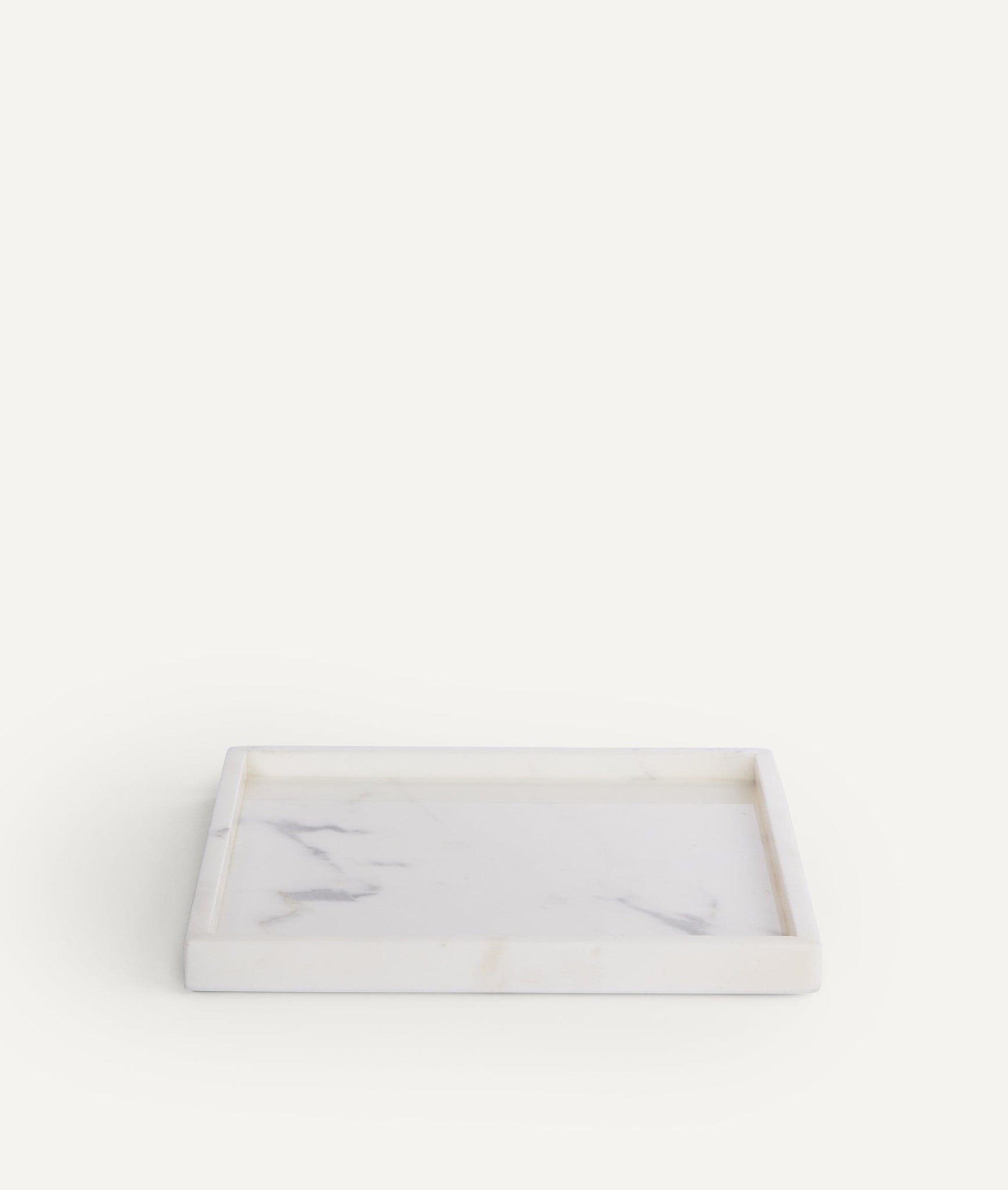 Squared Tray in Carrara Marble