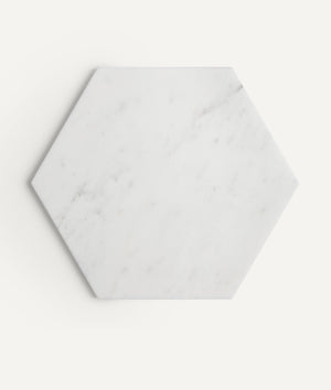 Plate in Carrara Marble with Cork