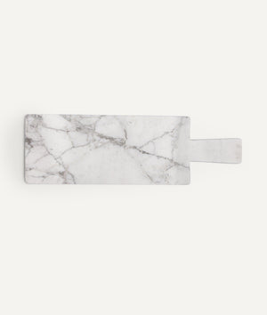 Long Chopping Board in Carrara Marble
