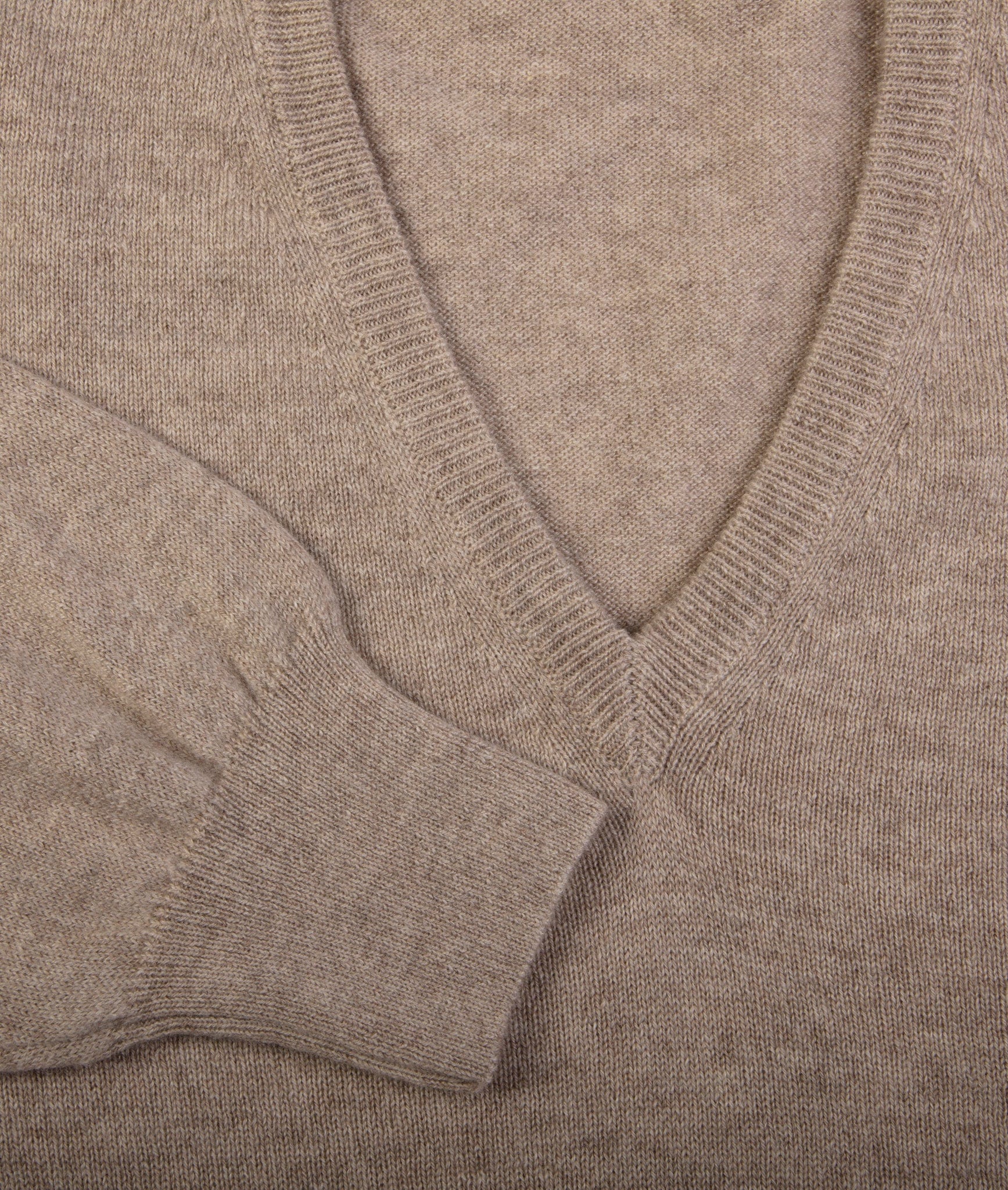 V Neck Sweater in Cashmere