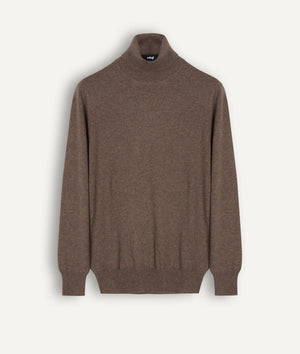 Roll Neck Sweater in Cashmere