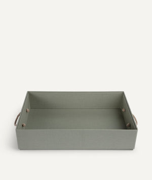 Tray With Handles in Linen