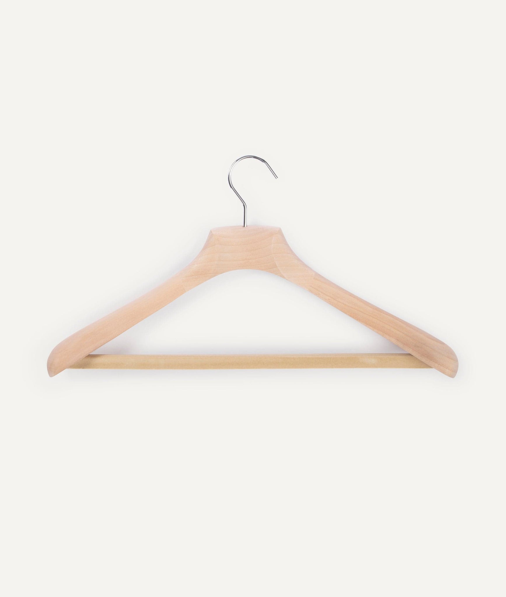 Clothes Hanger with Bar in Wood - 5 pz.