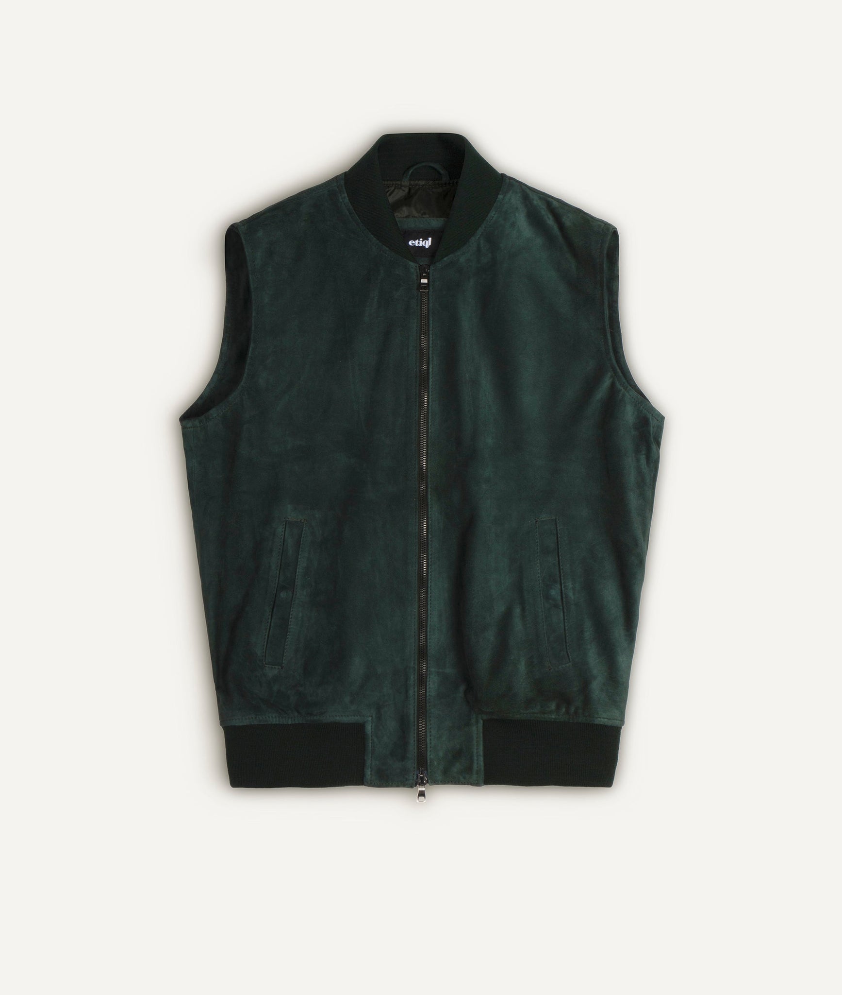 Gilet in Suede