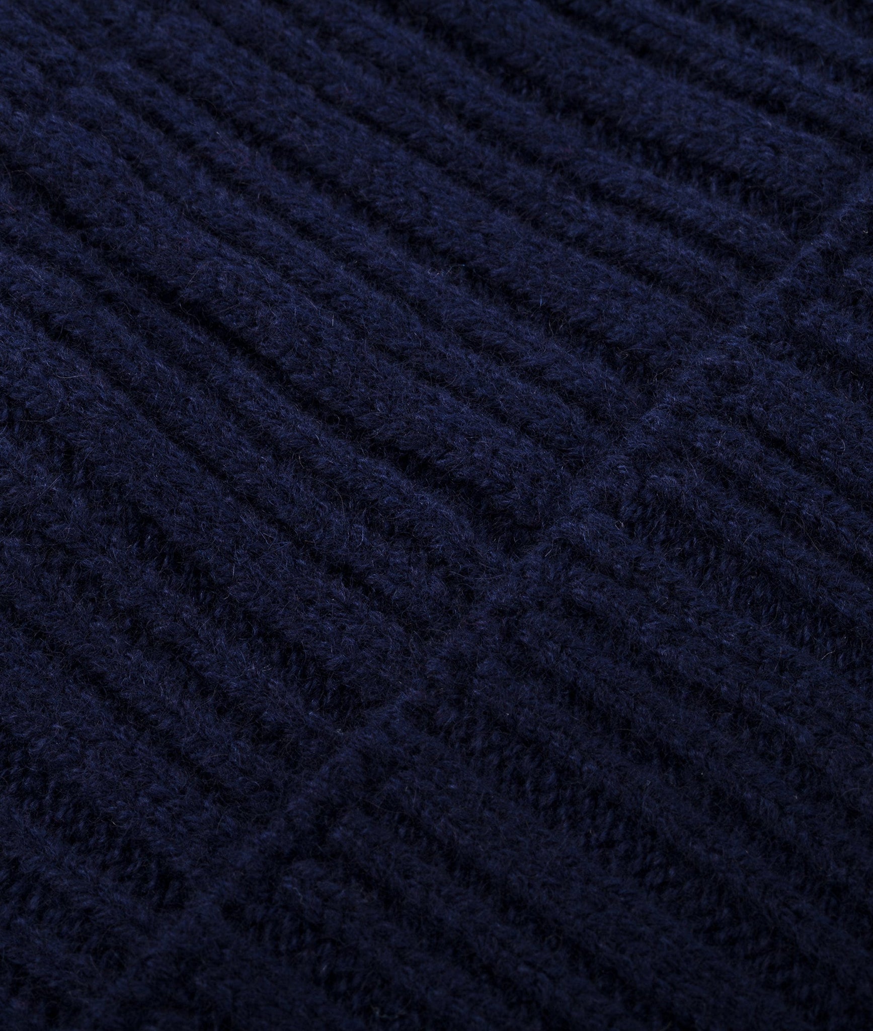 Rib-knit Beanie in Chashmere