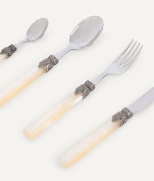 Cutlery Set in Steel - 24 pieces