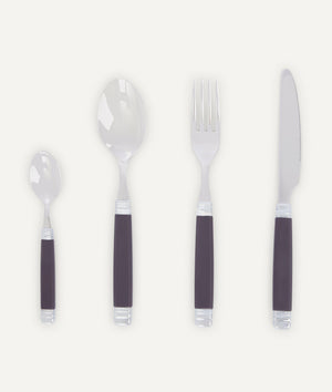 Multicolor Cutlery Set in Steel - 24 pieces