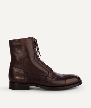 Lace Up Boot in Calf Leather