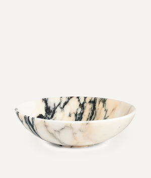 Fruit Bowl in Paonazzo Marble